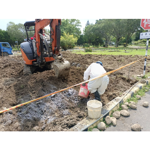 臺北區監理所考驗場褐根病防治